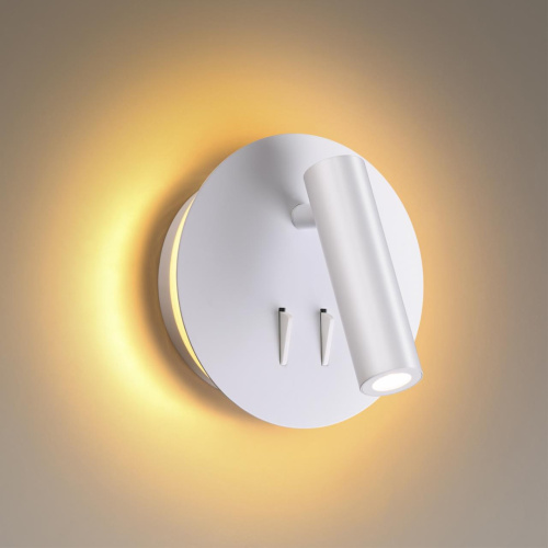 3912/9WL HIGHTECH ODL20 471 бел/металл Наст-й свет-к с лампой д/чтения с выкл LED 9W 3000K 220V BEAM фото 4 3912/9WL HIGHTECH ODL20 471 бел/металл Наст-й свет-к с лампой д/чтения с выкл LED 9W 3000K 220V BEAM фото 4