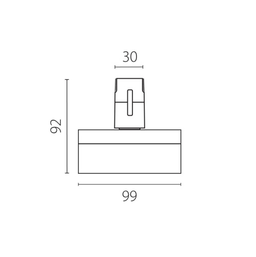 Трековый светильник Lightstar Due Hermes 210647 фото 5