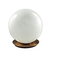 7109/1TL MIDCENT ODL26 519 Настольный светильник металл/стекло/бронза/белый IP20 E27 5W 220-240V MAGIA