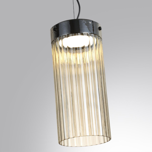 5047/10L L-VISION ODL24 000 черный/светл.янтарный/металл/стекло Подвес LED 10W 4000К 1237Лм PILLARI фото 5