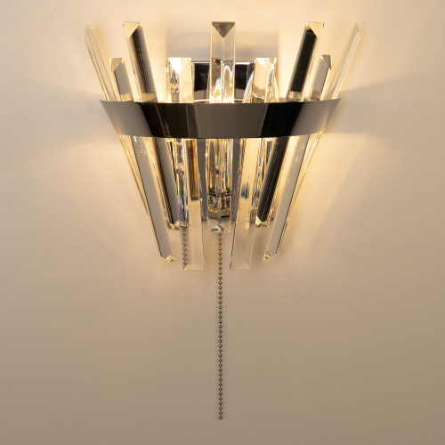 Citilux Вестерос CL307310 Бра хрустальное с выключателем Хром фото 5 Citilux Вестерос CL307310 Бра хрустальное с выключателем Хром фото 5