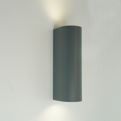 Светильник садово-парковый Feron DH024, на стену, 2*GU10 MR11 230V, серый фото 3