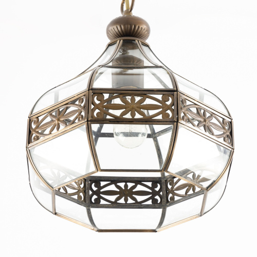Citilux Гера-2 CL444210 Подвесной светильник витражный Бронза фото 3 Citilux Гера-2 CL444210 Подвесной светильник витражный Бронза фото 3