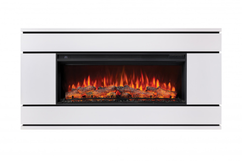 Каминокомплект VEGA/ВЕГА Белый матовый с очагом Электроочаг JOKER/ДЖОКЕР 45