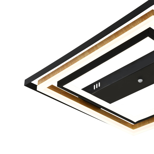 Потолочный светильник Escada 10249/2 LED*83W Black/Wood фото 2 Потолочный светильник Escada 10249/2 LED*83W Black/Wood фото 2