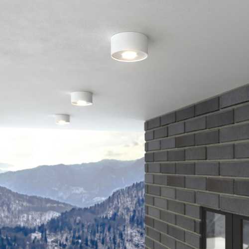 Уличный потолочный светильник Light LED 2135 IP65 35141/H белый фото 2