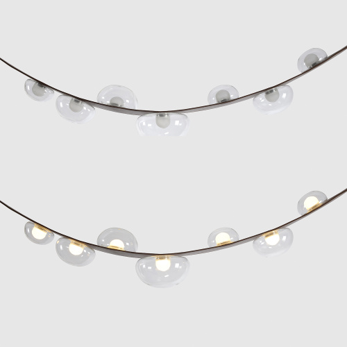 Crystal Lux Светильник подвесной Crystal Lux BOSQUE SP7 L3000 BROWN/TRANSPARENT фото 6 Crystal Lux Светильник подвесной Crystal Lux BOSQUE SP7 L3000 BROWN/TRANSPARENT фото 6