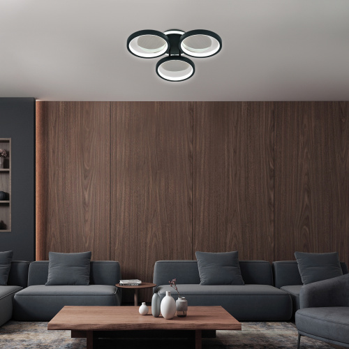 Потолочный светильник 100010/3C LED*79W Black/Wood фото 5 Потолочный светильник 100010/3C LED*79W Black/Wood фото 5