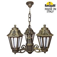 Fumagalli Подвесной уличный светильник FUMAGALLI SICHEM/ANNA 3L E22.120.S30.BXE27