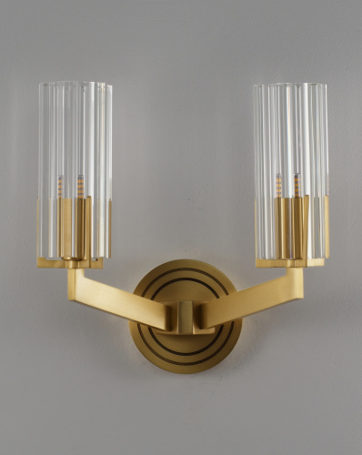 Светильник настенный Moderli V11073-2W Brass фото 2 Светильник настенный Moderli V11073-2W Brass фото 2