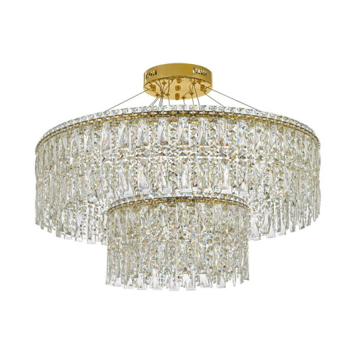 Подвесная светодиодная люстра Arti Lampadari Ovindoli L 1.5.80+40.100 G Подвесная светодиодная люстра Arti Lampadari Ovindoli L 1.5.80+40.100 G