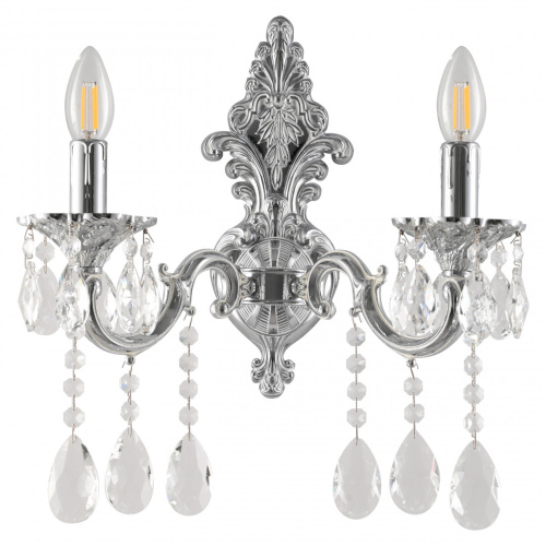 Бра с хрустальными подвесками AL7801B14/2/175 A NW Bohemia Ivele Crystal (Богемия Ивеле Кристалл)