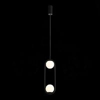 SL395.403.02 Подвес ST-Luce Черный/Белый LED 2*8W 4000K DONOLO