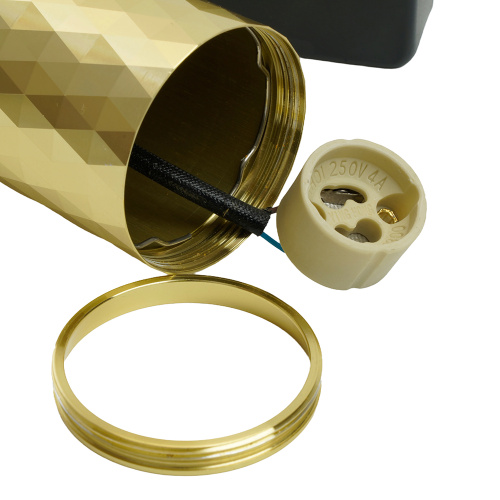 Светильник Feron ML1880 PRISM 35W, 230V, GU10, золото и чёрный фото 11