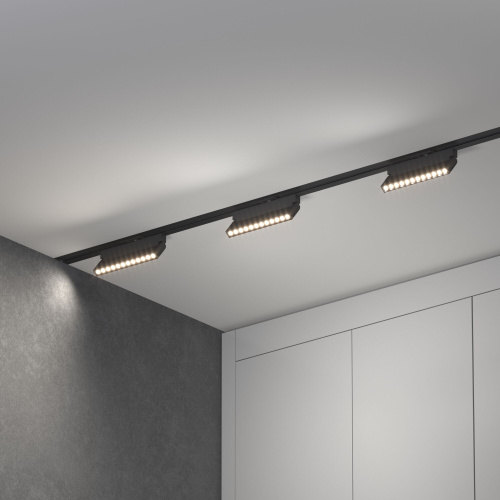 Трековый светодиодный светильник для однофазного шинопровода Garda черный 20 Вт 4200K 85018/01 фото 6