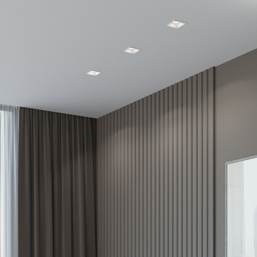 Светильник встраиваемый Punto белый 25017/01 фото 6