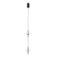 SL6231.403.02 Светильник подвесной ST-Luce Черный/Прозрачный LED 2*5W 4000K ZENITH