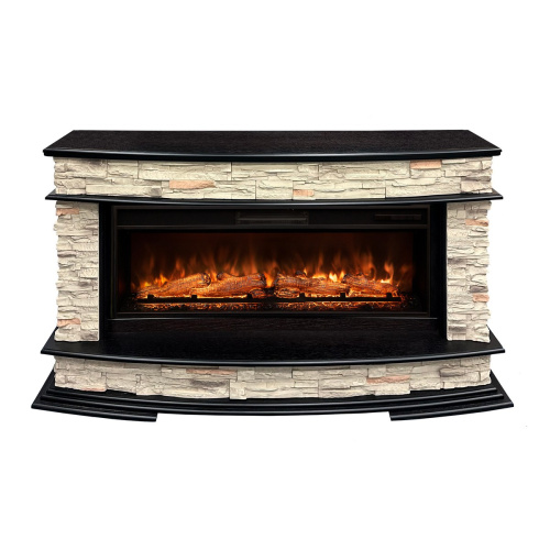 Каминокомплект FRANKFURT/ТУРИН Античный дуб с очагом Электроочаг JOKER/ДЖОКЕР 45 фото 2