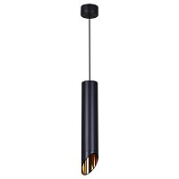 Подвесной светильник Reluce Technical 16007-0.9-001LD 300mm GU10 BK+GD