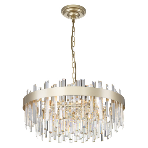 Citilux Лаура CL301282 Люстра хрустальная подвесная Шампань фото 3 Citilux Лаура CL301282 Люстра хрустальная подвесная Шампань фото 3