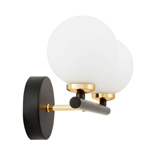 Бра Lumina Deco Marsiada LDW 6033-2 BK+F.GD фото 2