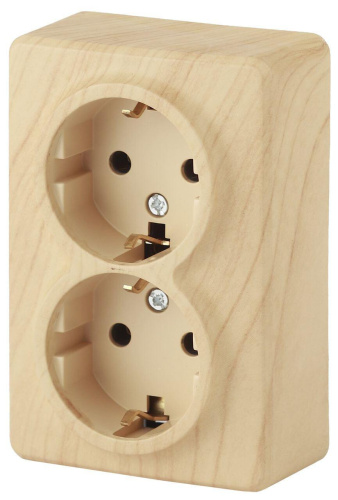 Розетка ЭРА Эксперт 2х2P E Schuko 16A 250V 11-2205-11 Б0020693 Розетка ЭРА Эксперт 2х2P E Schuko 16A 250V 11-2205-11 Б0020693