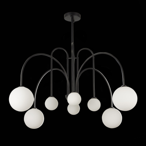 SL1204.402.08 Люстра потолочная ST-Luce Черный/Белый G9 8*5W JINETO фото 5 SL1204.402.08 Люстра потолочная ST-Luce Черный/Белый G9 8*5W JINETO фото 5