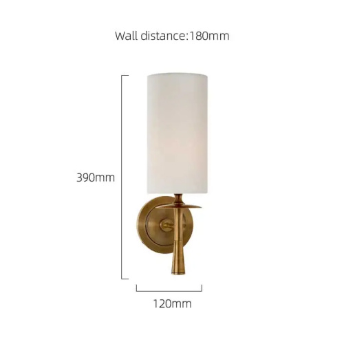 Настенный светильник MT8865-1W brass фото 4