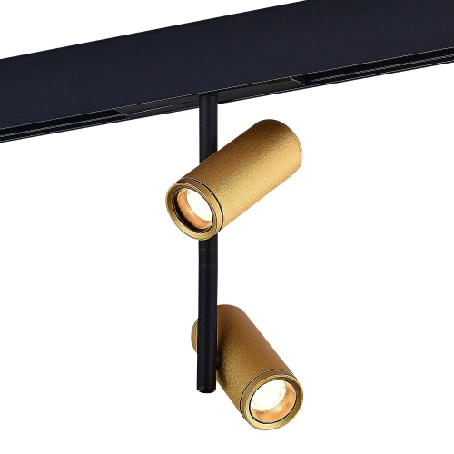 ST808.236.16 Магнитный трековый светильник Золотистый LED 1*16W 3000K 1 100Lm Ra>90 36° IP20 D45xH24 SKYLINE 48 фото 4