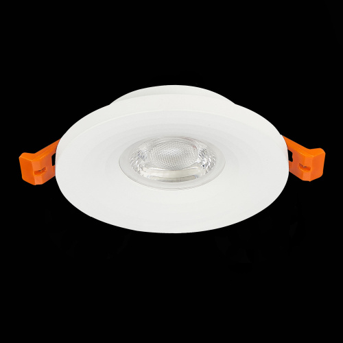 ST205.508.01 Св-к встр. Белый GU10 1*50W  D95xH27 220V Без ламп Встраиваемые светильники фото 7