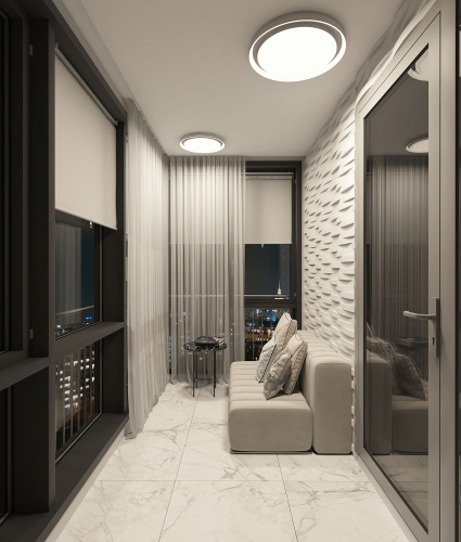 DK6515-WH Накладной светильник, LED, 40W, IP 20, 3000K - 6500K, белый, металл, полимер фото 2