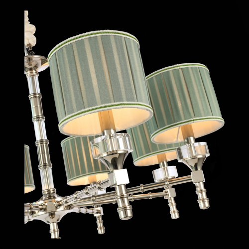 SL1121.103.08 Люстра подвесная ST-Luce Никель/Оливковый E14 8*40W OLEO фото 4