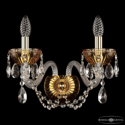 Бра 5402B/2/165 G Amber/M-1G Bohemia Ivele Crystal (Богемия Ивеле Кристалл) фото 2
