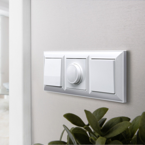 Выключатель одноклавишный (белый) W1110001 фото 8