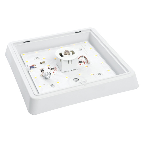 Светильник светодиодный с ИК-датчиком Feron AL3023 в пластиковом корпусе 25W 6500K IP20 белый фото 2