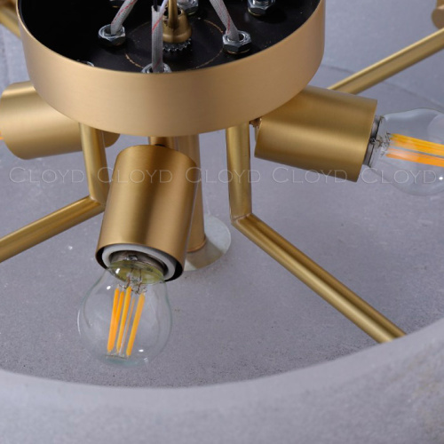 Потолочный светильник Cloyd MART FM4 / Ø45 см - латунь (арт.11118) фото 5 Потолочный светильник Cloyd MART FM4 / Ø45 см - латунь (арт.11118) фото 5