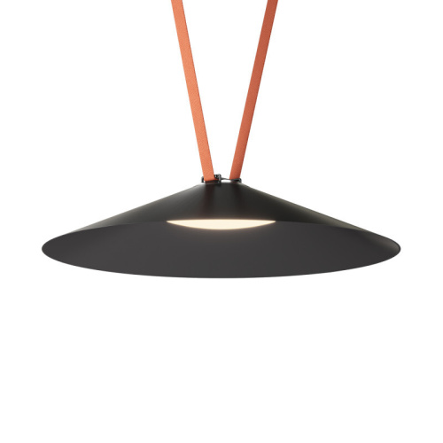 DK5569-BK Cветильник для трека-ремня Belty, серия Flow, со светодиодом, D600*H122мм, 48V DC, 24W, RA90, 120°, 3000K, IP20, черный, алюминий фото 3