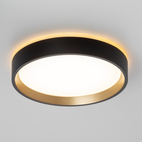 Citilux ETALON CL750181 LED Светильник с подсветкой Чёрный+Золото фото 5 Citilux ETALON CL750181 LED Светильник с подсветкой Чёрный+Золото фото 5
