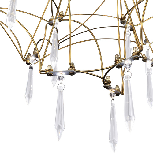 SL6601.202.78 Светильник потолочный ST-Luce Золотистый/Прозрачный LED 78*0,35W 3000K GRAVETTA фото 2