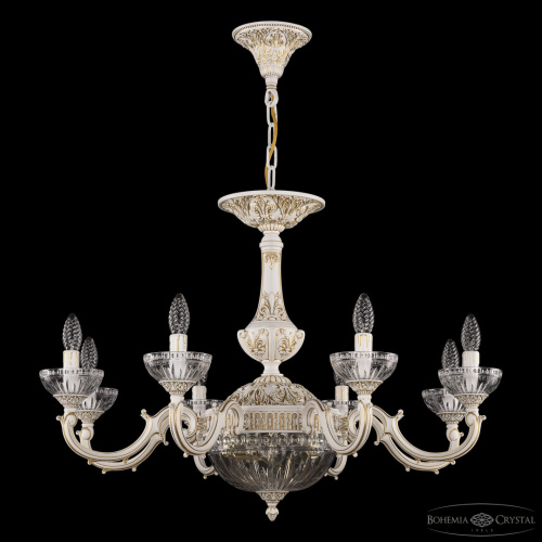 Люстра с хрустальными плафонами AL78101P/8/250 WMG P Clear/M-1G Bohemia Ivele Crystal (Богемия Ивеле Кристалл) фото 2