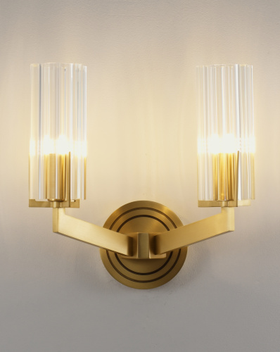 Светильник настенный Moderli V11073-2W Brass фото 8 Светильник настенный Moderli V11073-2W Brass фото 8