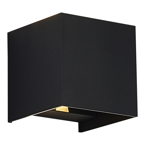 SL9513.401.01 Светильник уличный настенный ST-Luce черный/черный LED 1*10W 2700K BRIK фото 5