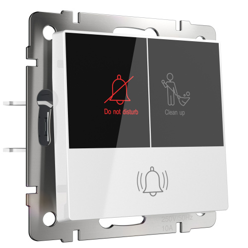 Кнопка звонка с индикацией для отелей (белый) W1114601 Кнопка звонка с индикацией для отелей (белый) W1114601