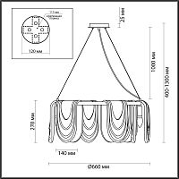 6515/6 NEOCLASSI LN23 000 латунь Люстра E14 6*40W 220V OCHRE