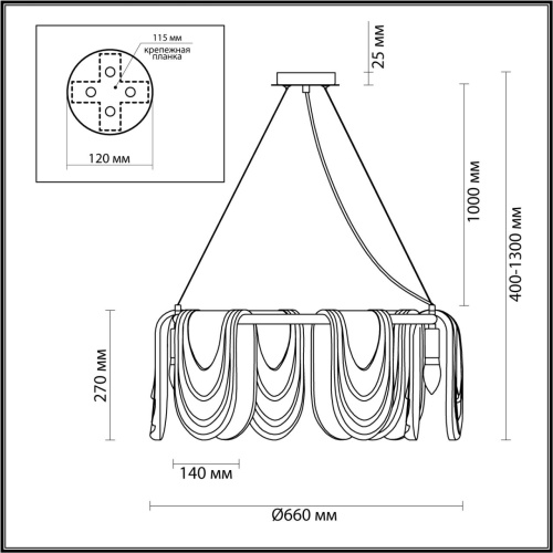6515/6 NEOCLASSI LN23 000 латунь Люстра E14 6*40W 220V OCHRE 6515/6 NEOCLASSI LN23 000 латунь Люстра E14 6*40W 220V OCHRE
