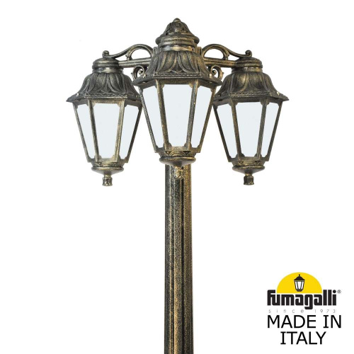 Fumagalli Садово-парковый фонарь FUMAGALLI RICU BISSO/ANNA 3L DN E22.157.S30.BYE27DN фото 2 Fumagalli Садово-парковый фонарь FUMAGALLI RICU BISSO/ANNA 3L DN E22.157.S30.BYE27DN фото 2
