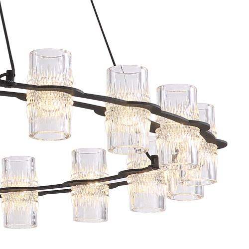 Люстра P0677-680A black фото 3