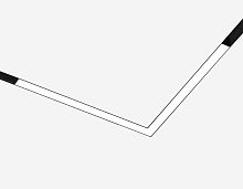 Трековый угловой светильник DIP-3CCT 3000K-6000K Tuya/Smart life 20Вт 120°
