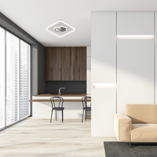 Потолочный светильник Escada 10219/SG LED*126W White/Grey фото 2