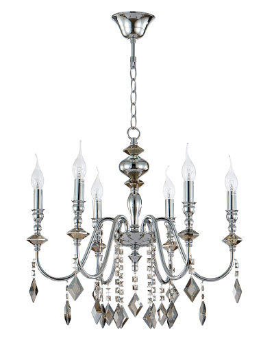 Crystal Lux Люстра Crystal Lux MERCEDES SP6 CHROME/SMOKE